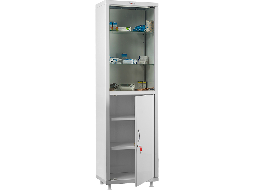 Медицинский шкаф HILFE МД 1 1650/SG Медицинский шкаф HILFE МД 1 1650/SG